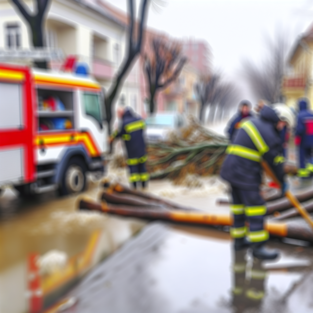 Furtuna Devastatoare în Neamț: Drumuri Blocate și Inundații